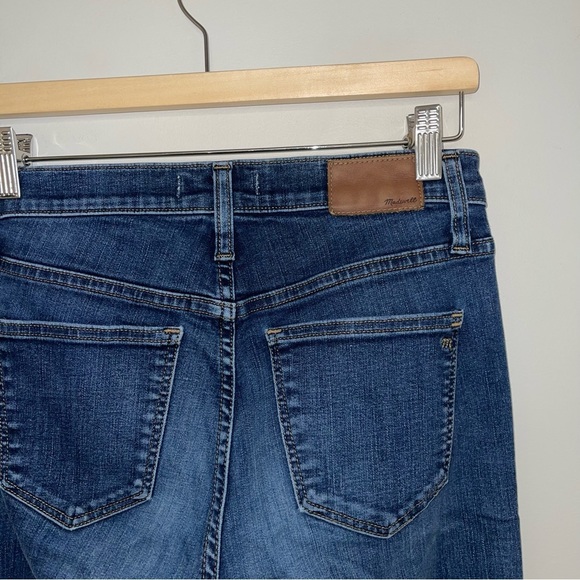 Madewell Jeans Women’s Size 27 Dark Blue Wash 10” High-Rise Skinny Denim Stretch - Picture 7 of 10